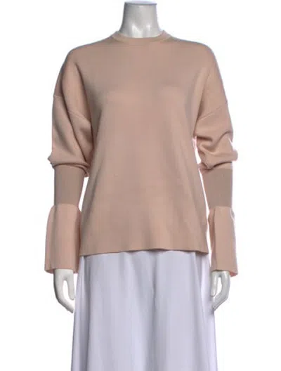 Pre-owned Tibi Merino Wool Crew Neck Sweater In Pink