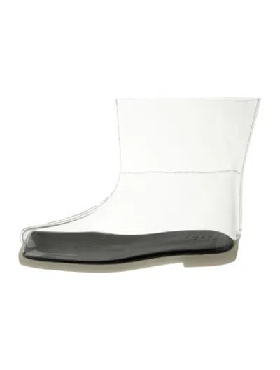 Pre-owned Tibi Pvc Boots In White