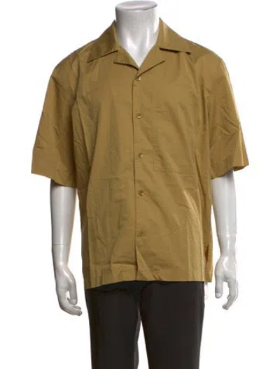 Pre-owned Tibi Short Sleeve Shirt In Neutrals
