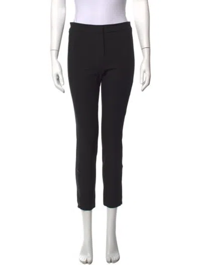 Pre-owned Tibi Straight Leg Pants In Black