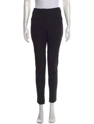 Pre-owned Tibi Straight Leg Pants In Black