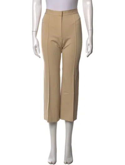 Pre-owned Tibi Straight Leg Pants In Neutrals
