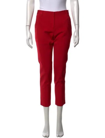 Pre-owned Tibi Straight Leg Pants In Orange