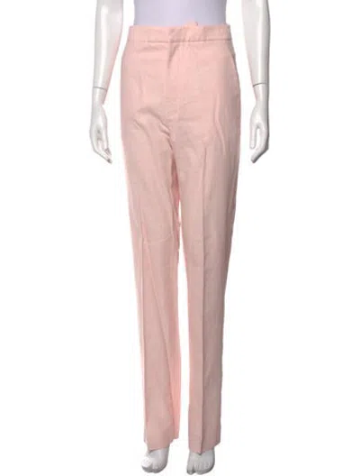 Pre-owned Tibi Straight Leg Pants In Pink