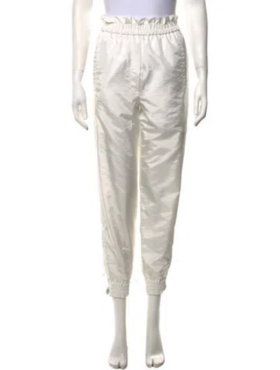 Pre-owned Tibi Straight Leg Pants In White