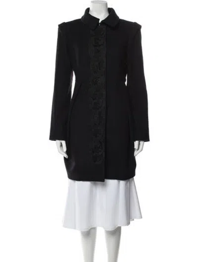 Pre-owned Tibi Wool Coat In Black