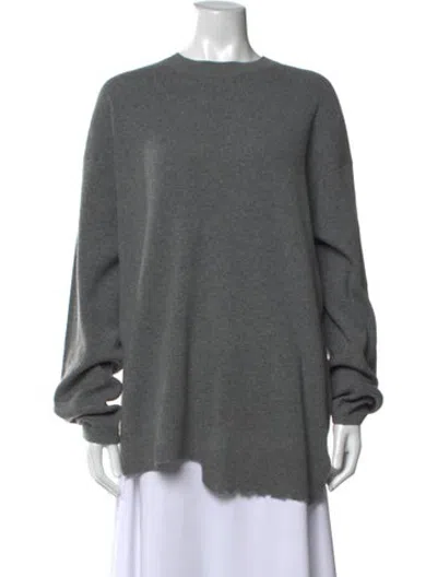 Pre-owned Tibi Wool Crew Neck Sweater W/ Tags In Grey