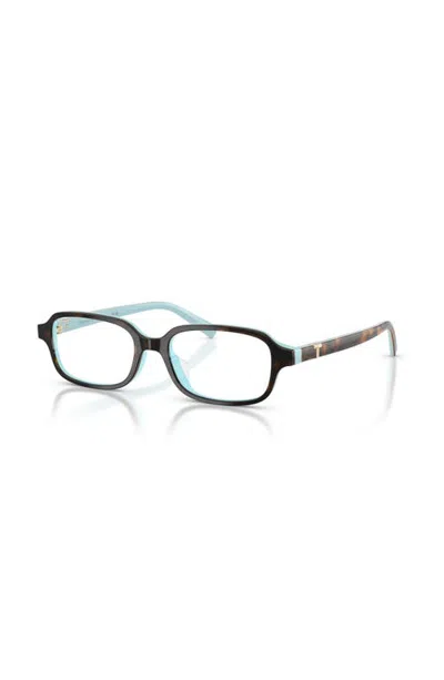 Tiffany & Co . 52mm Rectangle Optical Glasses In Brown