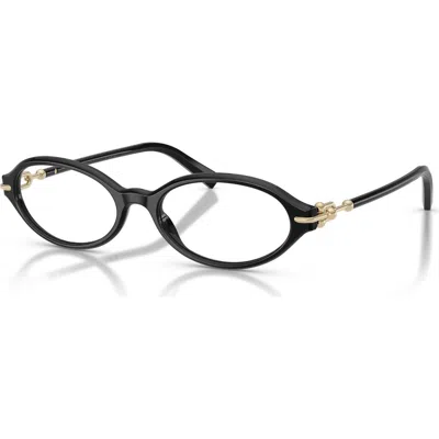 Tiffany & Co . 53mm Oval Optical Glasses In Black