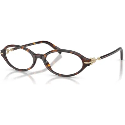 Tiffany & Co . 53mm Oval Optical Glasses In Tortoise