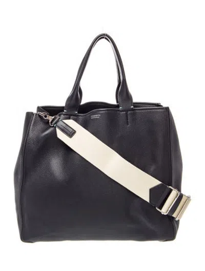 Pre-owned Tiffany & Co Leather Tote In Black