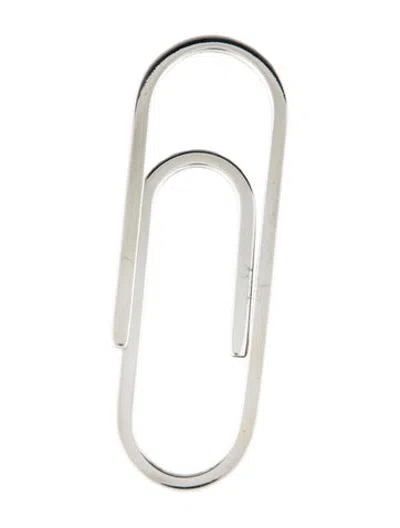 Pre-owned Tiffany & Co Paperclip Money Clip In Silver