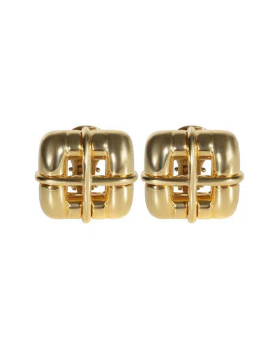 Pre-owned Tiffany & Co . Square Window Biscayne Earrings (authentic Pre-loved)