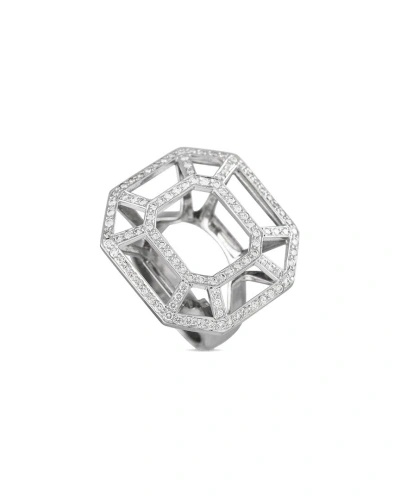 Tiffany & Co . 18k 1.25 Ct. Tw. Diamond Paloma Picasso Ring (authentic Pre-  Owned) In Metallic