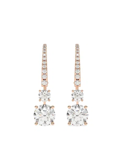 Tilla 14k Rose Gold Dangling Earrings In Metallic