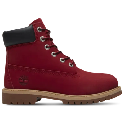 Timberland Kids' Boys  Premium 6" Waterproof Boots In Medium Red/red