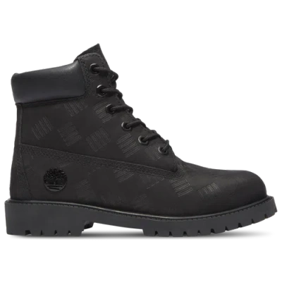 Timberland Kids' Boys  Premium 6" Waterproof Patent Leather Boots In Black/black