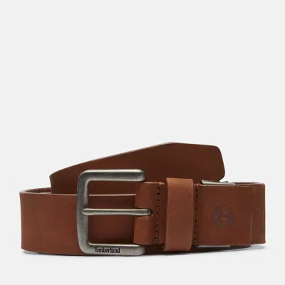Timberland Men's 40 Mm Brookton Cut-to-fit Boxed Belt In Brown
