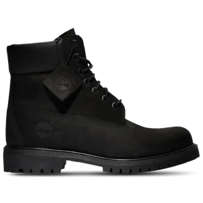 Timberland Mens  6" Premium Waterproof Boots In Black