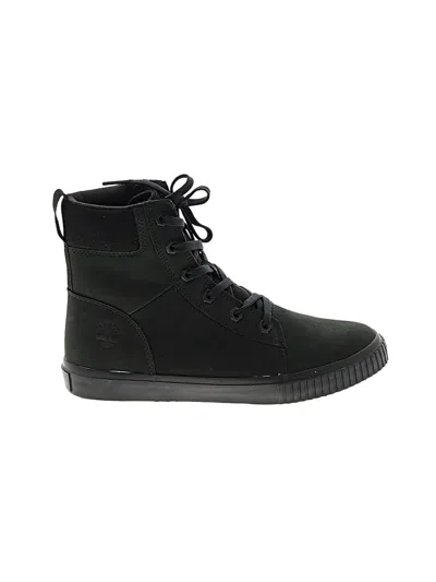 Pre-owned Timberland Sneakers In Black