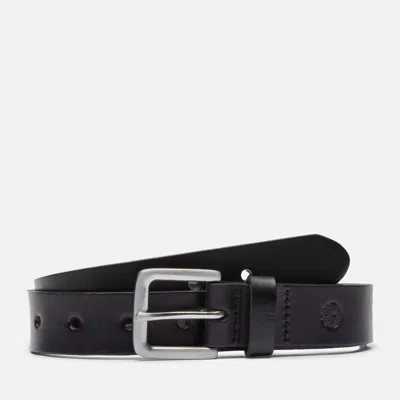 Timberland Women's 30mm Multi Hole Belt In Black