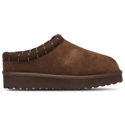 Timberland Womens  Platform Clogs In Dark Brown