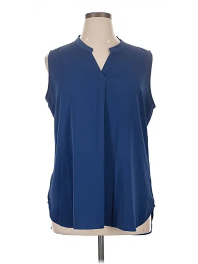 Pre-owned Timeson Sleeveless Blouse In Blue