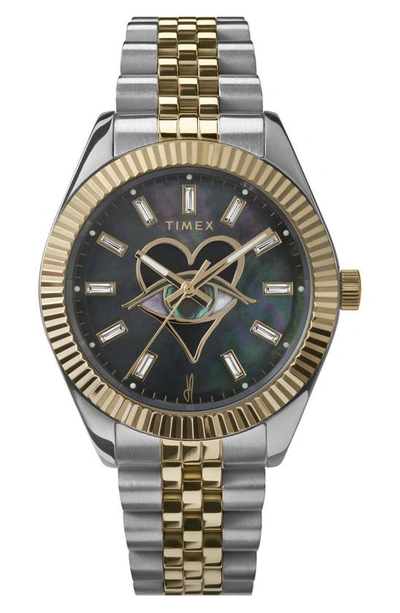 Timex X Jacquie Aiche Two-tone Bracelet Watch