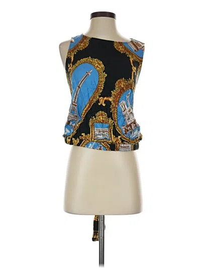 Pre-owned Tiny Sleeveless Blouse In Blue