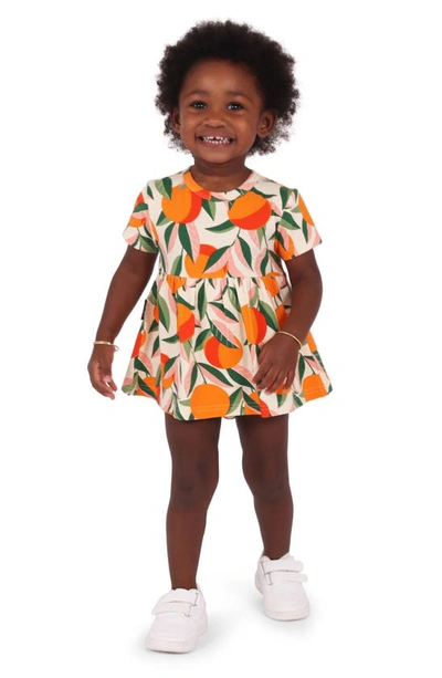 Tiny Tribe Babies' Orange Grove Stretch Cotton T-shirt Dress