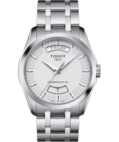Pre-owned Tissot Couturier Automatic Silver Dial Watch - T0354071103101