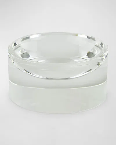Tizo Clear Crystal Bowl Round 6" Diameter