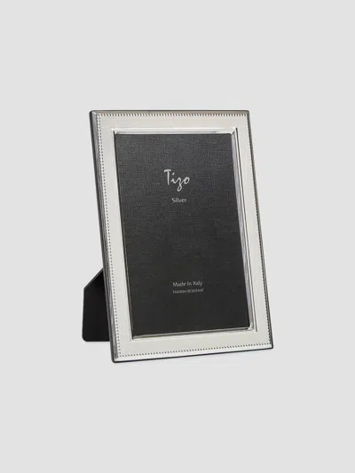 Tizo Italian Silverplate Beaded Frame