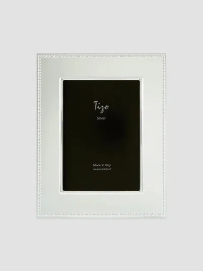 Tizo Italian Silverplate Wide Beaded Frame