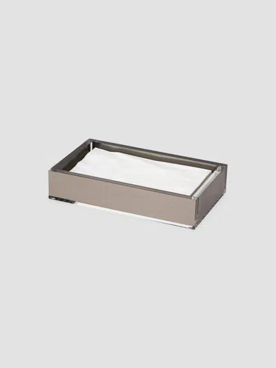 Tizo Lucite Guesttowel Tray In Silver