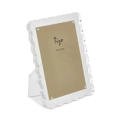 Tizo Lucite Wave Clear Frame, 4 X 6 In Transparent