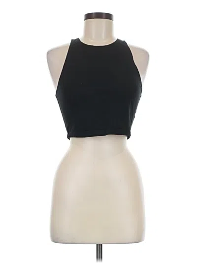 Pre-owned Tna Tank Top Black Halter Neckline Tops