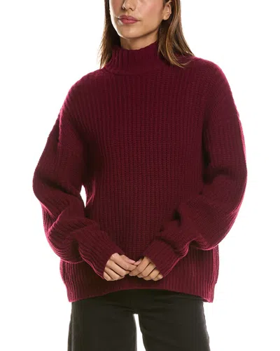 Toccin Oversized Wool Sweater In Pink