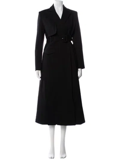 Pre-owned Toccin Trench Coat W/ Tags In Black
