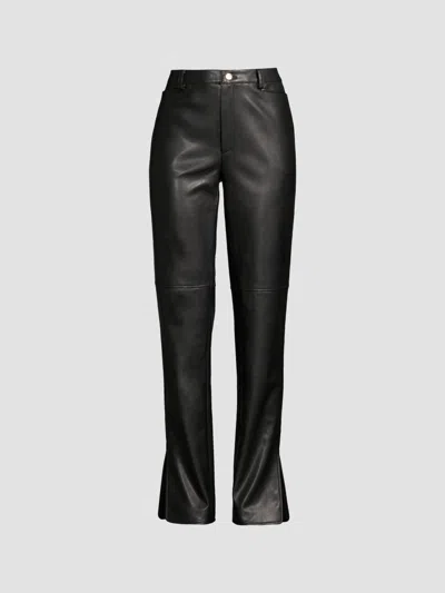 Toccin Women's Iris Faux Leather Pants In Jet