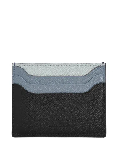 Tod's Card Holder In Leather In Black