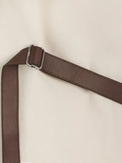 Tod's Linem Belted Blazer In Brown