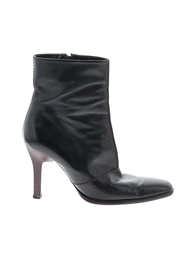 Pre-owned Tod's Ankle Boots In Black