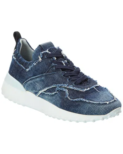 Tod's Denim Sneaker In Blue