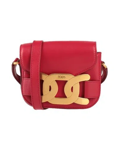 Tod's Woman Cross-body Bag Red Size - Leather