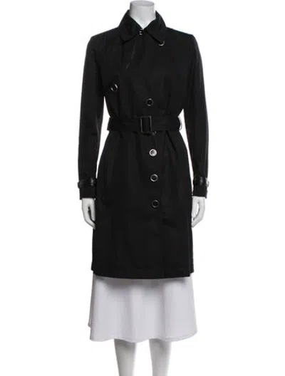 Pre-owned Tod's Trench Coat In Black
