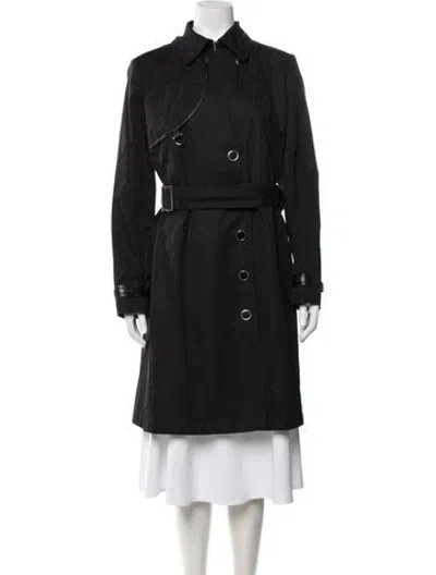 Pre-owned Tod's Trench Coat In Black