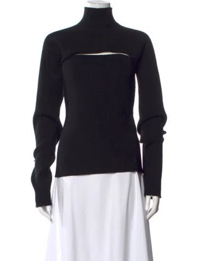 Pre-owned Tom Ford Cashmere Turtleneck Sweater In Black