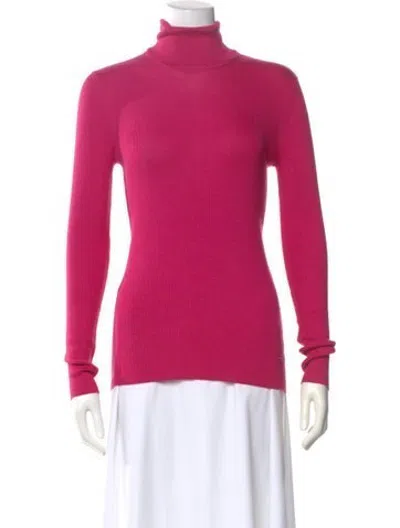 Pre-owned Tom Ford Cashmere Turtleneck Sweater W/ Tags In Pink