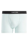 Tom Ford Cotton Stretch Jersey Boxer Briefs In Pale Mint